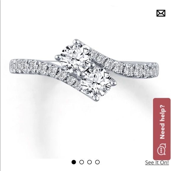 Diamond ring (real) Ever Us ring from Kay - Picture 1 of 3
